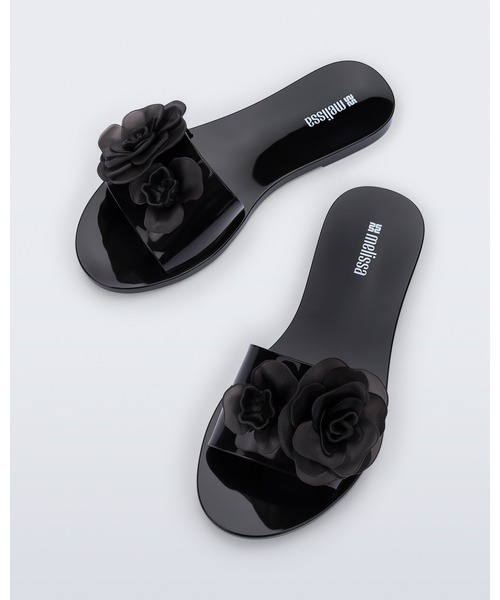 melissa(メリッサ)の「MELISSA BABE PETALS AD(スリッポン・レディース・ライラック/ブラック/ナチュラル/ブラック×ホワイト・38/37/35-36/39)」の19枚目の写真