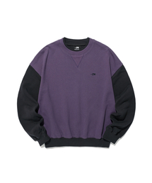 NICE GHOST CLUB | COLOR BLOCK 3STAR SWEATSHIRTS_PURPLE(NG2GFUM441A)(スウェット)