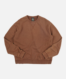 COVER STITCH VINTAGE SWEATSHIRT _ BROWN