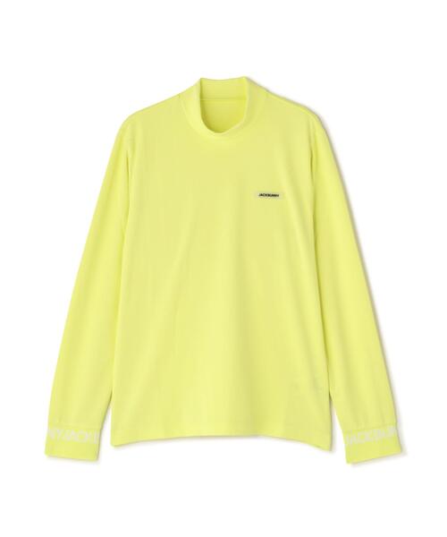 Jack Bunny!!(ジャックバニー)の「ソフトタッチ長袖モックネックカットソー (WOMENS)(Tシャツ/カットソー・レディース・イエロー・SMALL/MEDIUM/LARGE)」の1枚目の写真