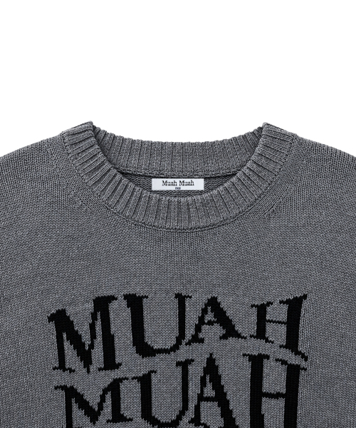muahmuah（ムーアムーア）の「ジャカード ウール クロップドニット [メランジ]（ニット/セーター・レディース・その他・FREE）」の11枚目の写真