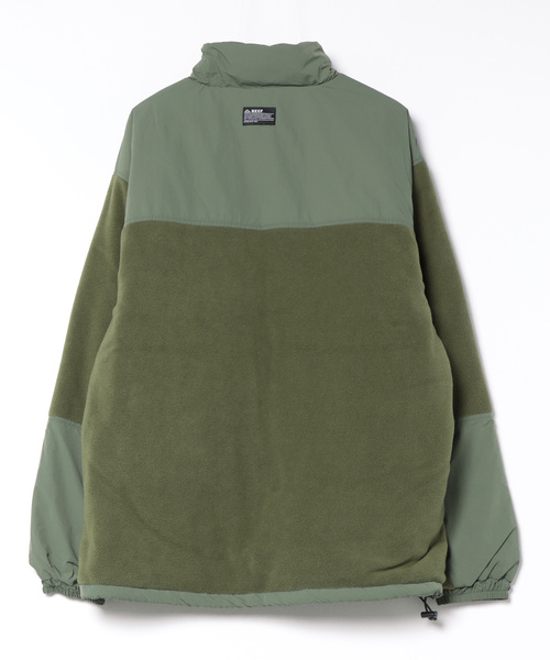 REEF(リーフ)の「REEF メンズ ACTIVE FLEECE RV JACKET リバーシブルフリースジャケット /保温蓄熱 【2026年秋冬モデル】(ナイロンジャケット・メンズ・カーキ/ブラック系その他・MEDIUM/LARGE)」の3枚目の写真