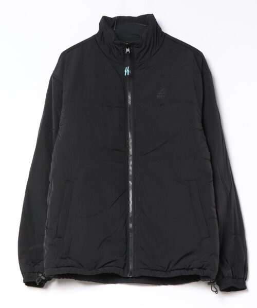 REEF(リーフ)の「REEF メンズ ACTIVE FLEECE RV JACKET リバーシブルフリースジャケット /保温蓄熱 【2026年秋冬モデル】(ナイロンジャケット・メンズ・カーキ/ブラック系その他・MEDIUM/LARGE)」の5枚目の写真