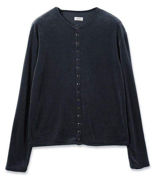 JIEDA / ジエダ VELOR SNAP CARDIGAN（カーディガン/ボレロ）｜JIEDA