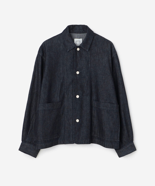 ORCIVAL(オーシバル)の「ORCIVAL | デニム シャツジャケット WOMEN(シャツ/ブラウス・レディース・ダークインディゴブルー・1)」の2枚目の写真