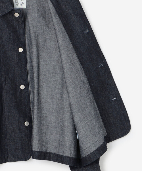 ORCIVAL(オーシバル)の「ORCIVAL | デニム シャツジャケット WOMEN(シャツ/ブラウス・レディース・ダークインディゴブルー・1)」の7枚目の写真