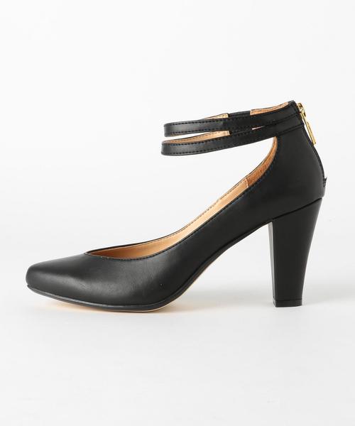 Boisson Chocolat（ボワソンショコラ）の「BFC ダブルストラップパンプス80（パンプス・レディース・ブラック/ベージュ/ブラウン・22.5cm/22cm/24cm/23.5cm/23cm/24.5cm）」の8枚目の写真