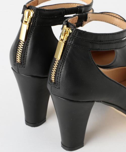 Boisson Chocolat（ボワソンショコラ）の「BFC ダブルストラップパンプス80（パンプス・レディース・ブラック/ベージュ/ブラウン・22.5cm/22cm/24cm/23.5cm/23cm/24.5cm）」の4枚目の写真