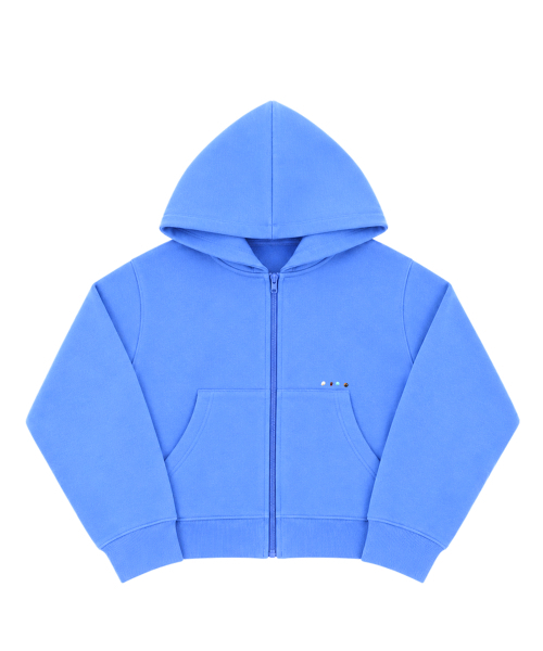 KIKOZY(キコジ)の「Macaroon Hood zip up_Blue Soda(パーカー・レディース・その他・FREE)」の5枚目の写真
