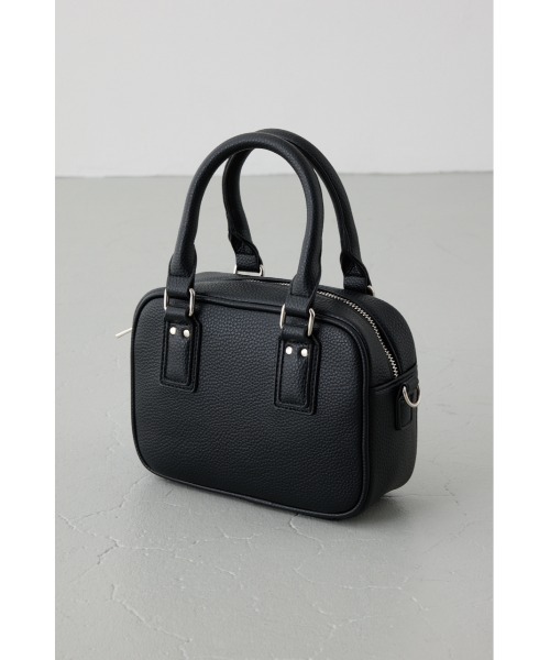 AZUL by moussy(アズールバイマウジー)の「ラウンドスクエア2WAYバッグ ショルダーバッグ ハンドバッグ 肩掛け・斜め掛け ストラップ取り外し◎(ショルダーバッグ・レディース・バーガンディー/ブラック/オフホワイト・FREE)」の20枚目の写真