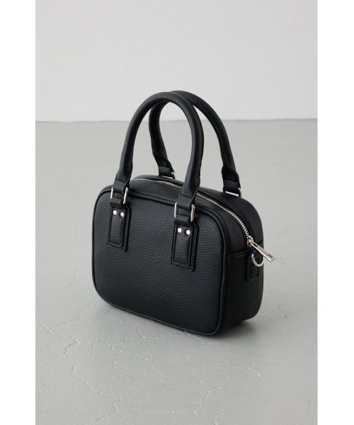 AZUL by moussy(アズールバイマウジー)の「ラウンドスクエア2WAYバッグ ショルダーバッグ ハンドバッグ 肩掛け・斜め掛け ストラップ取り外し◎(ショルダーバッグ・レディース・バーガンディー/ブラック/オフホワイト・FREE)」の22枚目の写真