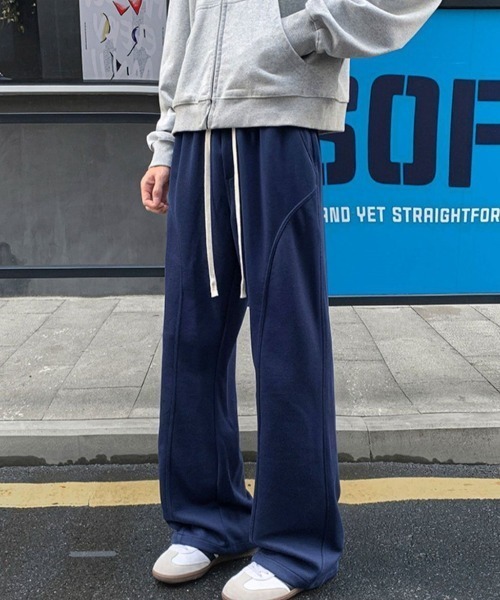 MGV(エムジーヴィー)の「スリムフィットスウェットジョガー(スウェットパンツ・メンズ・ブラック/ネイビー/グレー・MEDIUM/LARGE/X-LARGE)」の3枚目の写真