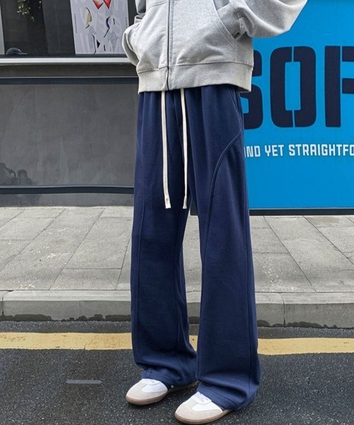MGV(エムジーヴィー)の「スリムフィットスウェットジョガー(スウェットパンツ・メンズ・ブラック/ネイビー/グレー・MEDIUM/LARGE/X-LARGE)」の6枚目の写真