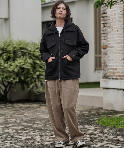 CAMBIO（カンビオ）の「mp15524- Herringbone Wool Knit Wide Balloon Pants バルーンパンツ(A74626cmb)（その他パンツ・メンズ・ブラック/ベージュ/ワイン/チャコール・S/M/L）」の20枚目の写真