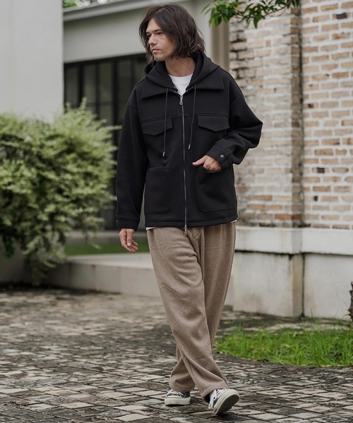 CAMBIO（カンビオ）の「mp15524- Herringbone Wool Knit Wide Balloon Pants バルーンパンツ(A74626cmb)（その他パンツ・メンズ・ブラック/ベージュ/ワイン/チャコール・S/M/L）」の21枚目の写真