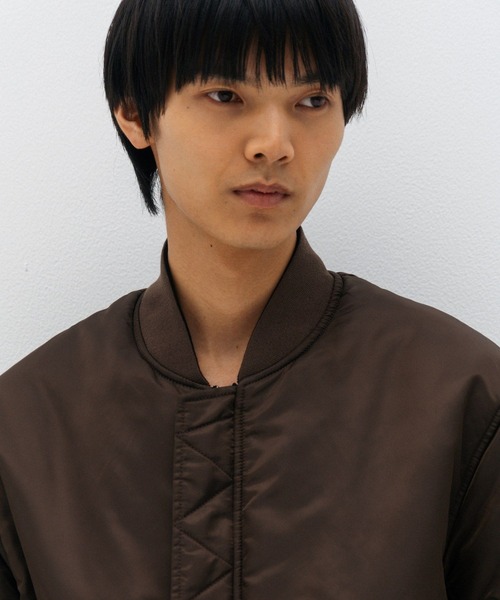 LURAKU(ルラク)の「【LURAKU】Reversible MA-1 Jacket / リバーシブルMA-1ジャケット(MA-1・メンズ・ブラック/カーキ・SMALL/MEDIUM/LARGE)」の18枚目の写真