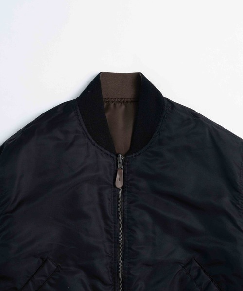 LURAKU(ルラク)の「【LURAKU】Reversible MA-1 Jacket / リバーシブルMA-1ジャケット(MA-1・メンズ・ブラック/カーキ・SMALL/MEDIUM/LARGE)」の10枚目の写真