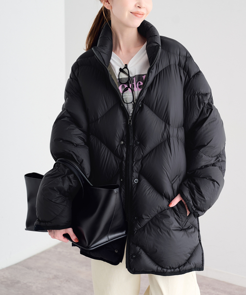cyh♡ Spick & Span ブラックダウンジャケット Spick & Span｜スピック アンド スパンのジャケット/アウター