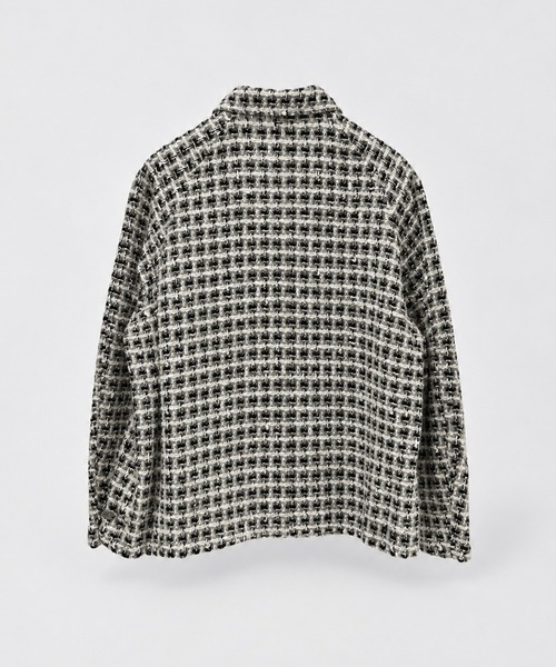 SHINYAKOZUKA(シンヤコヅカ)の「【SHINYAKOZUKA/シンヤコズカ】別注 his work blouse(ブルゾン・メンズ・ホワイト・M/S)」の5枚目の写真