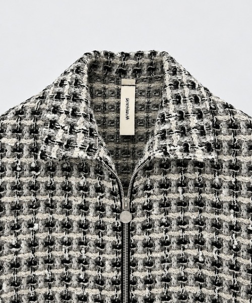 SHINYAKOZUKA(シンヤコヅカ)の「【SHINYAKOZUKA/シンヤコズカ】別注 his work blouse(ブルゾン・メンズ・ホワイト・M/S)」の6枚目の写真