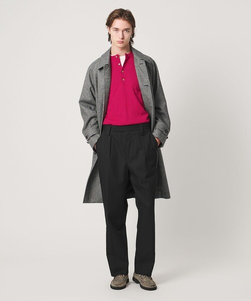 UNITED ARROWS(ユナイテッドアローズ)の「ウーステッドカルゼ ミリタリー トラウザーズ(スラックス・メンズ・ブラック/モカ・S/M/XL/L)」の4枚目の写真