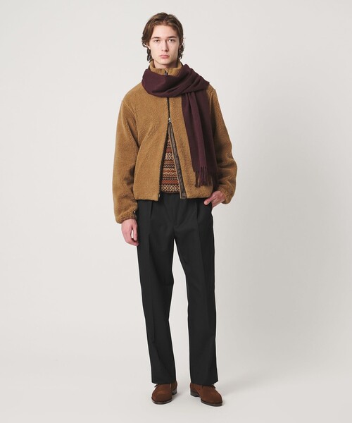 UNITED ARROWS（ユナイテッドアローズ）の「ウーステッドカルゼ ミリタリー トラウザーズ（スラックス・メンズ・ブラック/モカ・S/M/XL/L）」の5枚目の写真