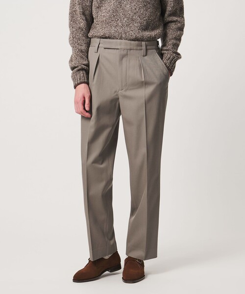 UNITED ARROWS（ユナイテッドアローズ）の「ウーステッドカルゼ ミリタリー トラウザーズ（スラックス・メンズ・ブラック/モカ・S/M/XL/L）」の7枚目の写真