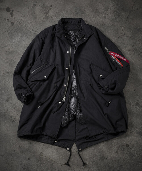 ALPHA/アルファ 別注Alpha Industries × NANGA × FREAK'S STORE 3WAY M