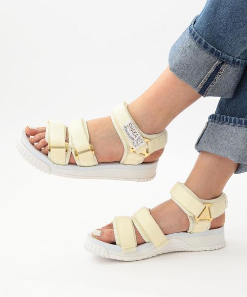 Another Edition(アナザーエディション)の「AE×SHAKA NEO BUNGY SNDL◆(サンダル・レディース・オフホワイト・24.0cm/23.0cm)」の1枚目の写真