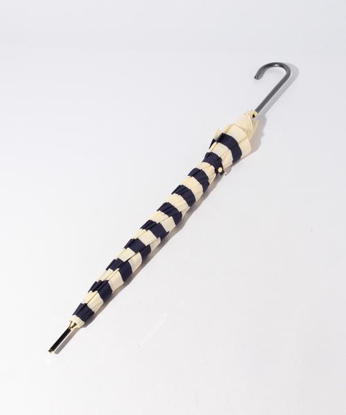 BEAMS LIGHTS Women's（ビームスライツ ウィメンズ）の「W.P.C / 晴雨兼用 ボーダー傘（長傘・レディース・ネイビー/ブラック・ONE SIZE）」の6枚目の写真