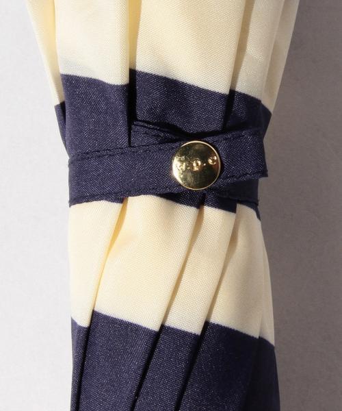 BEAMS LIGHTS Women's（ビームスライツ ウィメンズ）の「W.P.C / 晴雨兼用 ボーダー傘（長傘・レディース・ネイビー/ブラック・ONE SIZE）」の8枚目の写真