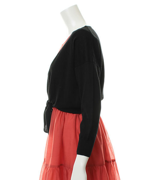 31 Sons de mode(トランテアン ソン ドゥ モード)の「【TGCオードリー亜谷香さん着用アイテム】裾結びカーディガン(カーディガン/ボレロ・レディース・ブラック/オフホワイト/ブルー・FREE)」の4枚目の写真