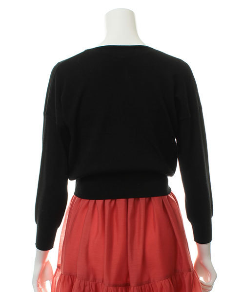 31 Sons de mode(トランテアン ソン ドゥ モード)の「【TGCオードリー亜谷香さん着用アイテム】裾結びカーディガン(カーディガン/ボレロ・レディース・ブラック/オフホワイト/ブルー・FREE)」の5枚目の写真