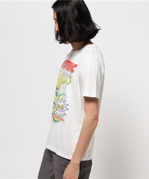 HYSTERIC GLAMOUR（ヒステリックグラマー）の「NEW BEAR LIQUID pt T-SH（Tシャツ/カットソー・メンズ・ホワイト/ブルー/ブラック・X-LARGE/MEDIUM/LARGE/SMALL）」の7枚目の写真