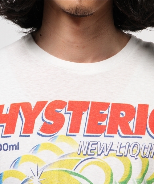 HYSTERIC GLAMOUR（ヒステリックグラマー）の「NEW BEAR LIQUID pt T-SH（Tシャツ/カットソー・メンズ・ホワイト/ブルー/ブラック・X-LARGE/MEDIUM/LARGE/SMALL）」の9枚目の写真