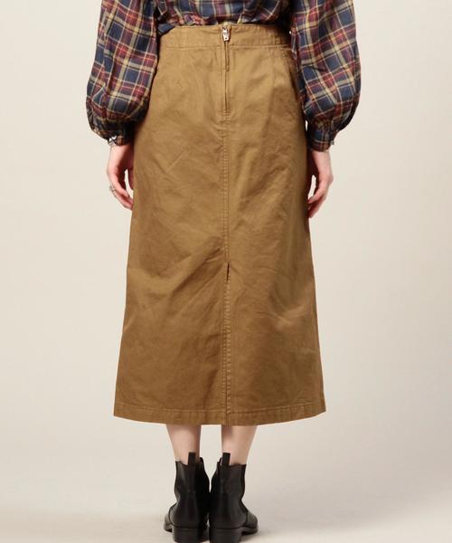 BEAUTY&YOUTH UNITED ARROWS（ビューティーアンドユースユナイテッドアローズ）の「BY ツイル ワークタイトスカート◆（スカート・レディース・ブラウン/ダークグリーン・MEDIUM/SMALL）」の12枚目の写真