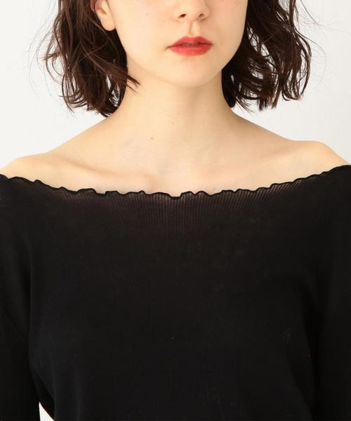 Another Edition（アナザーエディション）の「YAHMAN刺繍テレコロンT（Tシャツ/カットソー・レディース・ホワイト/ブラック/ライトピンク/ライトブルー・フリー）」の8枚目の写真