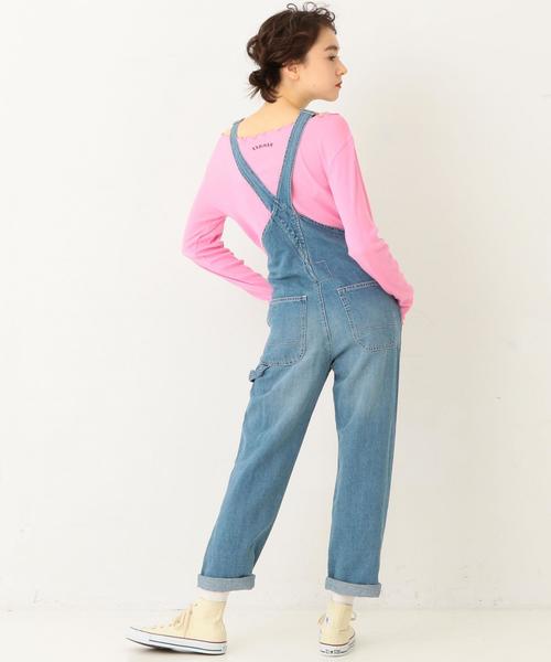 Another Edition（アナザーエディション）の「YAHMAN刺繍テレコロンT（Tシャツ/カットソー・レディース・ホワイト/ブラック/ライトピンク/ライトブルー・フリー）」の11枚目の写真