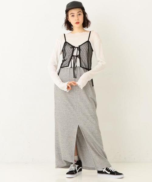 Another Edition（アナザーエディション）の「YAHMAN刺繍テレコロンT（Tシャツ/カットソー・レディース・ホワイト/ブラック/ライトピンク/ライトブルー・フリー）」の13枚目の写真