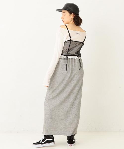 Another Edition（アナザーエディション）の「YAHMAN刺繍テレコロンT（Tシャツ/カットソー・レディース・ホワイト/ブラック/ライトピンク/ライトブルー・フリー）」の14枚目の写真