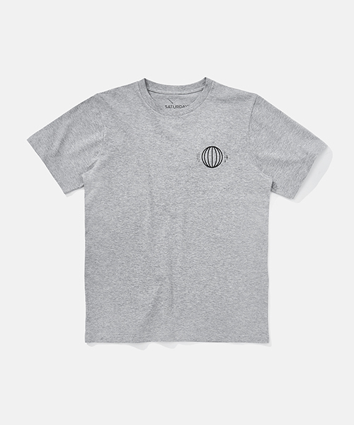 Saturdays NYC(サタデーズ ニューヨークシティ )の「Rhythm T-Shirt(Tシャツ/カットソー・メンズ・ブラック/グレー・X-SMALL/M/S/X-LARGE/L)」の1枚目の写真