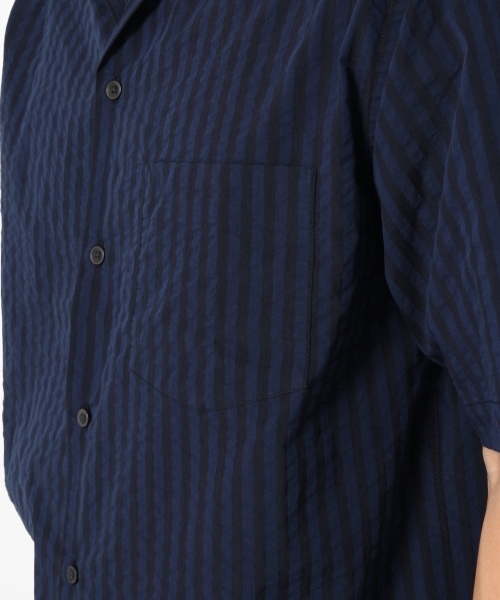 GLOBAL WORK（グローバルワーク）の「【吸水速乾】ビーチパジャマオープンシャツ/738553（シャツ/ブラウス・メンズ・ベージュ/ネイビー/ダークブルー/ブラック・SMALL/LARGE/MEDIUM/X-LARGE）」の10枚目の写真