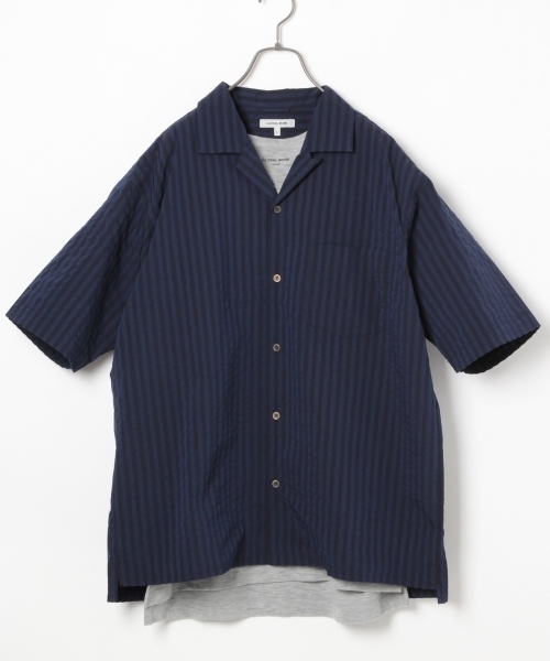 GLOBAL WORK（グローバルワーク）の「【吸水速乾】ビーチパジャマオープンシャツ/738553（シャツ/ブラウス・メンズ・ベージュ/ネイビー/ダークブルー/ブラック・SMALL/LARGE/MEDIUM/X-LARGE）」の22枚目の写真