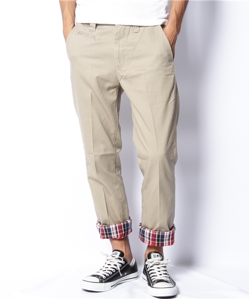 MEN'S BIGI（メンズビギ）の「センタープリーツ入りロールアップ