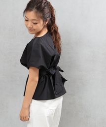 COLONY 2139 | 40Ｔ/Ｃブロード無地Wベルト付フレンチプルオーバー(シャツ/ブラウス)