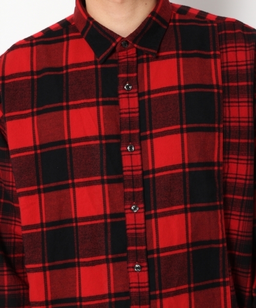 GLOBAL WORK(グローバルワーク)の「デザインソフトフランネル/749989 (シャツ/ブラウス・メンズ・イエロー/レッド・SMALL/LARGE/X-LARGE/MEDIUM)」の7枚目の写真