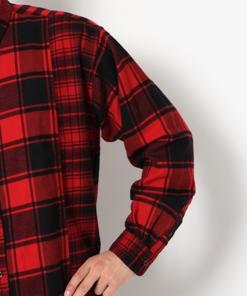 GLOBAL WORK(グローバルワーク)の「デザインソフトフランネル/749989 (シャツ/ブラウス・メンズ・イエロー/レッド・SMALL/LARGE/X-LARGE/MEDIUM)」の8枚目の写真