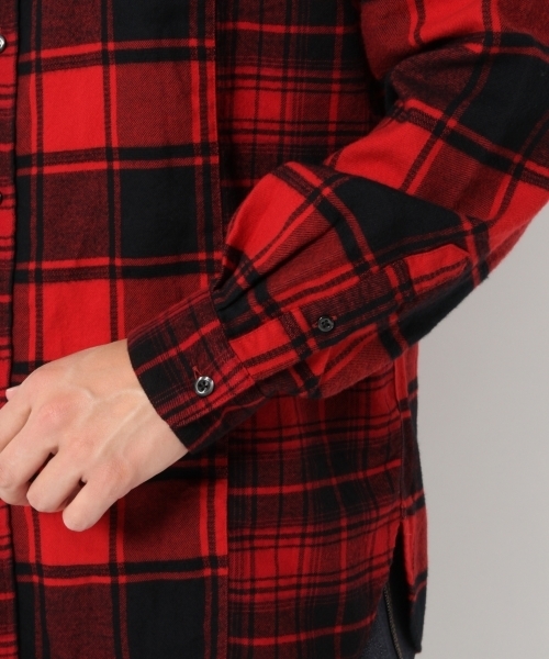 GLOBAL WORK(グローバルワーク)の「デザインソフトフランネル/749989 (シャツ/ブラウス・メンズ・イエロー/レッド・SMALL/LARGE/X-LARGE/MEDIUM)」の9枚目の写真