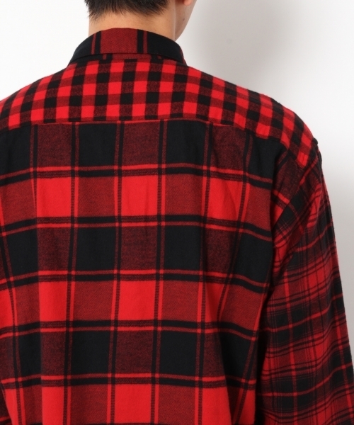 GLOBAL WORK(グローバルワーク)の「デザインソフトフランネル/749989 (シャツ/ブラウス・メンズ・イエロー/レッド・SMALL/LARGE/X-LARGE/MEDIUM)」の11枚目の写真