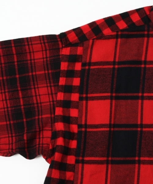 GLOBAL WORK(グローバルワーク)の「デザインソフトフランネル/749989 (シャツ/ブラウス・メンズ・イエロー/レッド・SMALL/LARGE/X-LARGE/MEDIUM)」の12枚目の写真